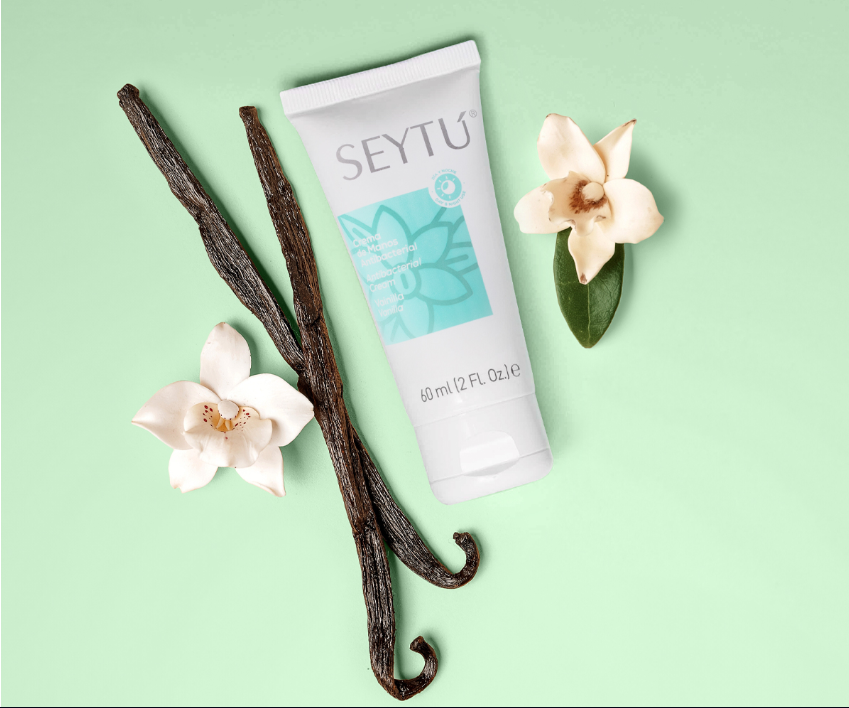 Crema de Manos Antibacterial Vainilla: Dulzura y Protección en cada aplicación 60ml